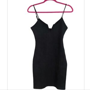 Elegant Black Spaghetti Strap Dress Size 4